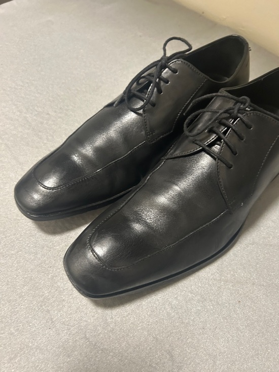 Hugo Boss Black Leather Lace-Up Derbys
